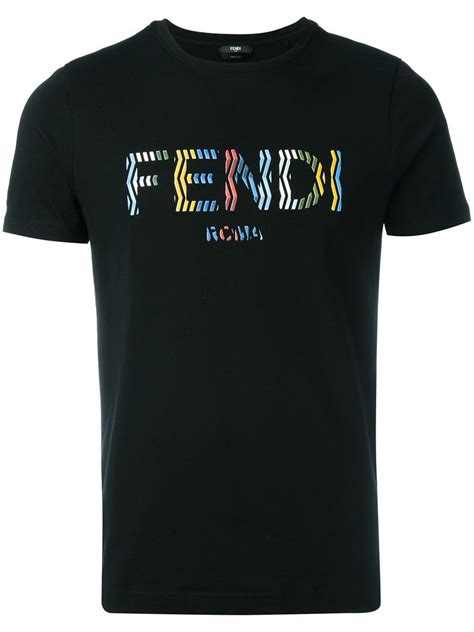 black fendi roma shirts